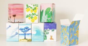Collab artistique pour notre boîte à bonheur !